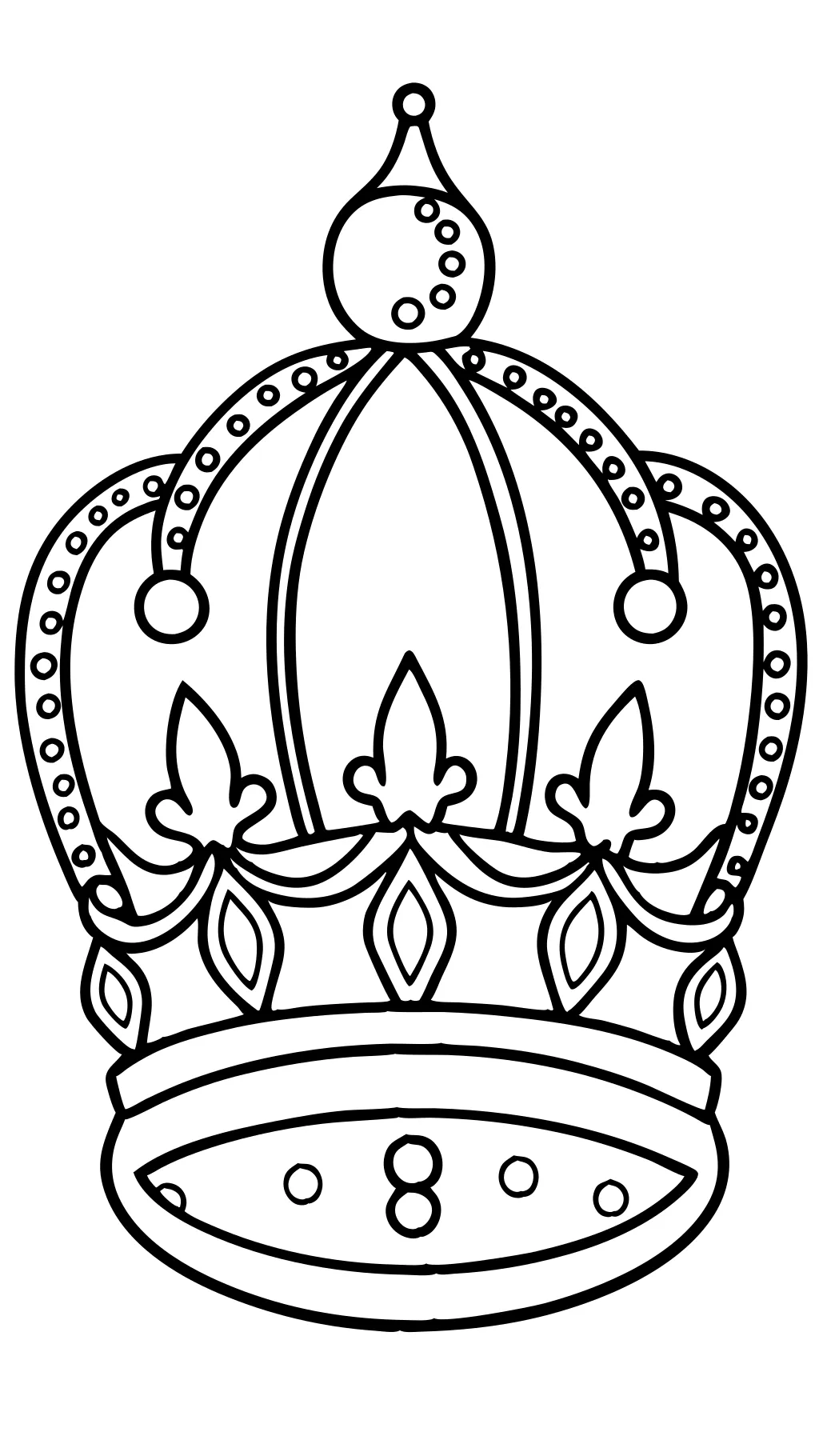 coloring pages of crowns